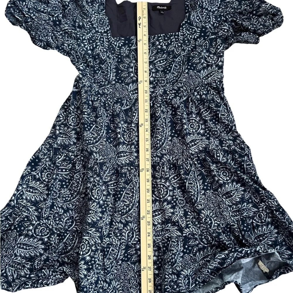 Madewell Puff Sleeve Mini Dress - Picture 12 of 13